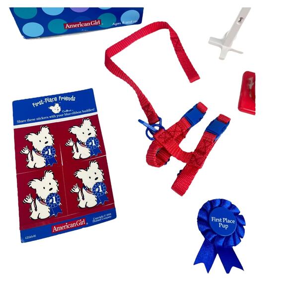 American Girl Today COCONUT AGILITY SET Dog Leash Collar Jump Cones Magnetic Toy - Picture 3 of 7